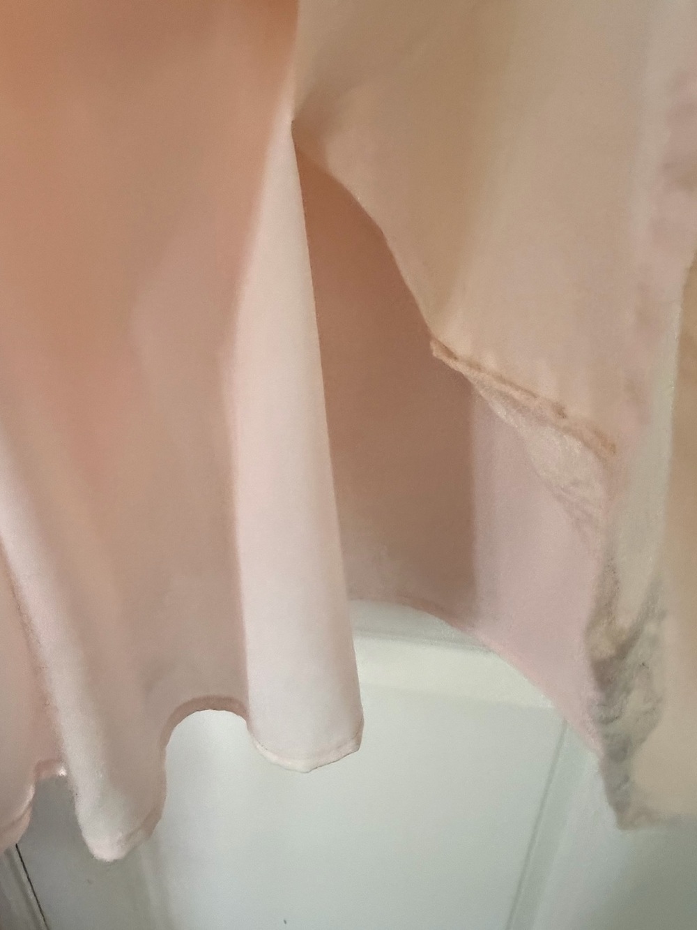 Esley Blush Floral Lace Slip Dress Sleeveless Medium Boho Romantic Cotton Silk - Picture 10 of 14